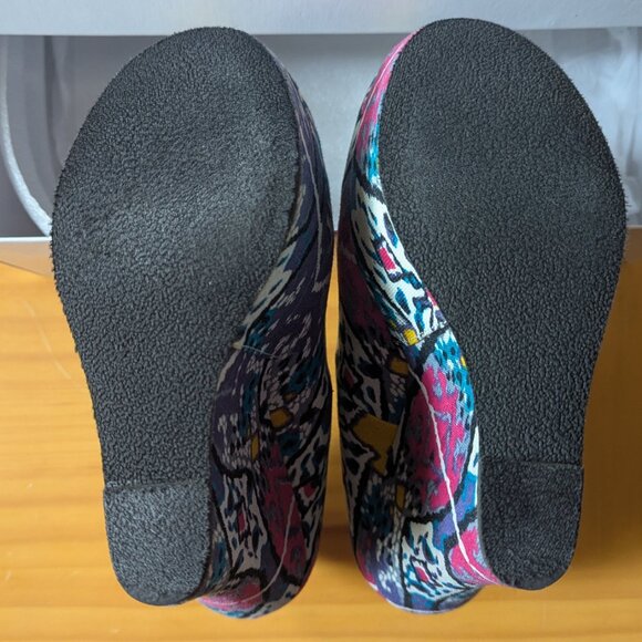 Steve Madden Pammyy Multi color Platform Wedge 5" Heels Size 7.0 - With Box! - Picture 5 of 8